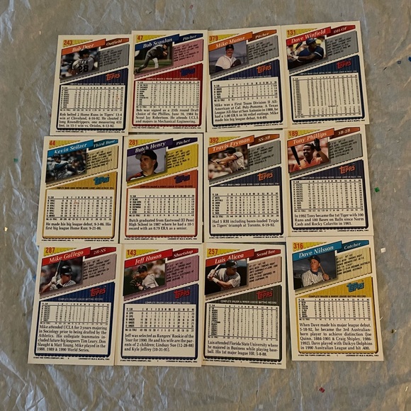 1️⃣9️⃣9️⃣3️⃣TOPPS BASEBALL ⚾️CARDS - Picture 5 of 10